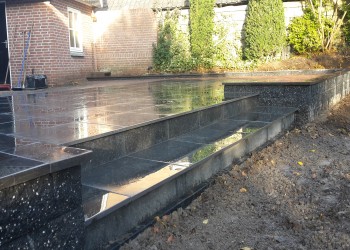 Foto van het project Keramische tegels, Tom Hulzink bestratingen, Eibergen