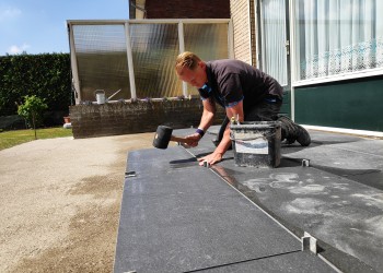 Foto van het project Keramische tegels, Tom Hulzink bestratingen, Eibergen